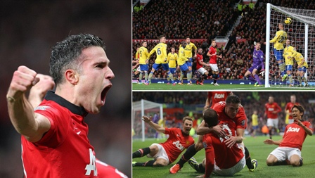 Van Persie Bangkitkan Semangat Skuad Moyes Pertahankan Gelar